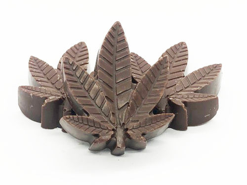 150MG THC CHOCOLATE POT LEAF